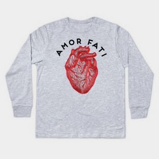 Amor Fati Kids Long Sleeve T-Shirt